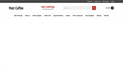 Desktop Screenshot of maticoffee.com